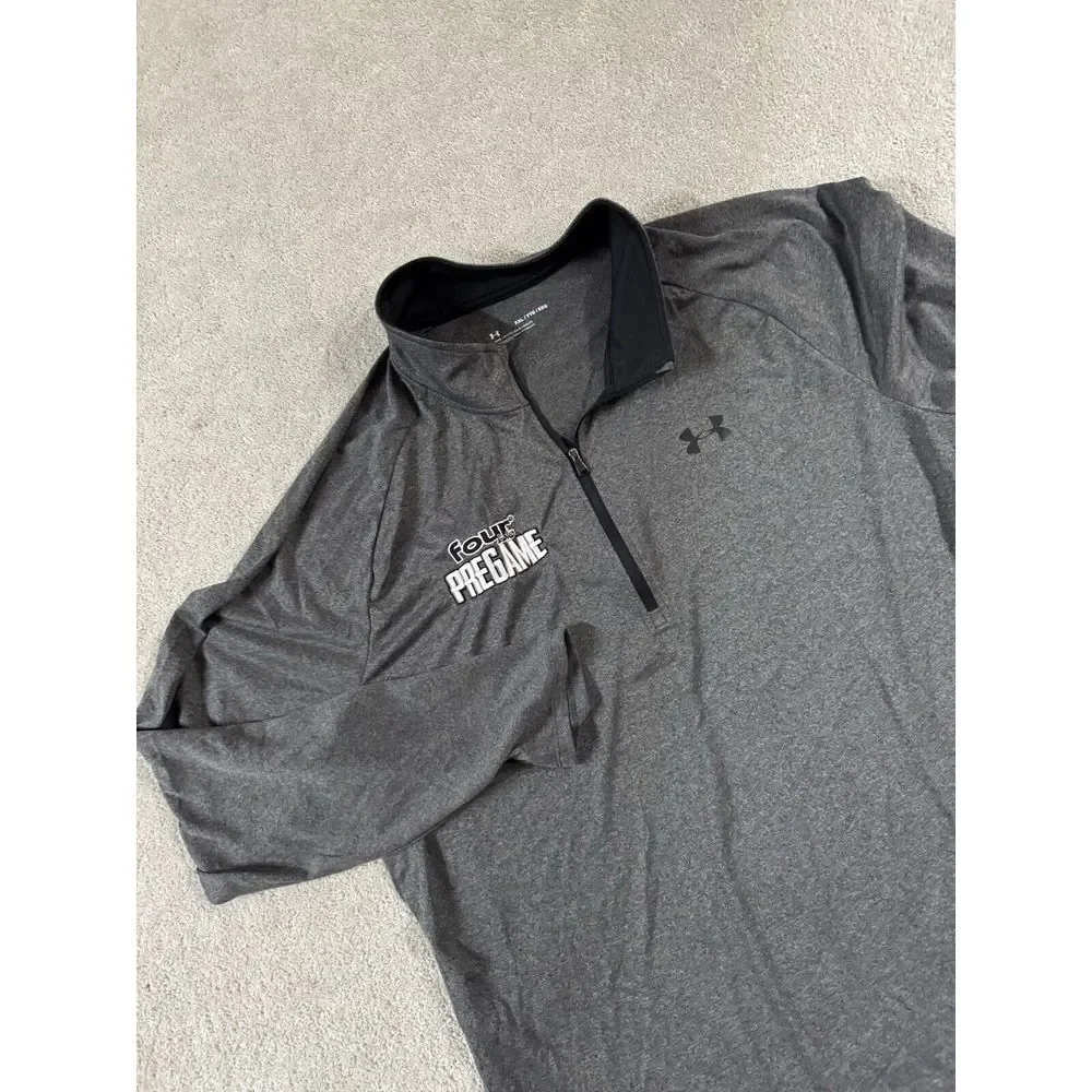 Under Armour‎ Men's Size 2XL Pullover Sweater Quarter Zip Loose 